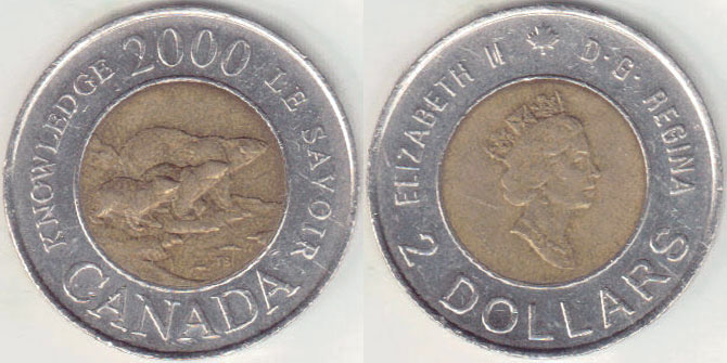 2000 Canada $2 (Knowledge) A003858